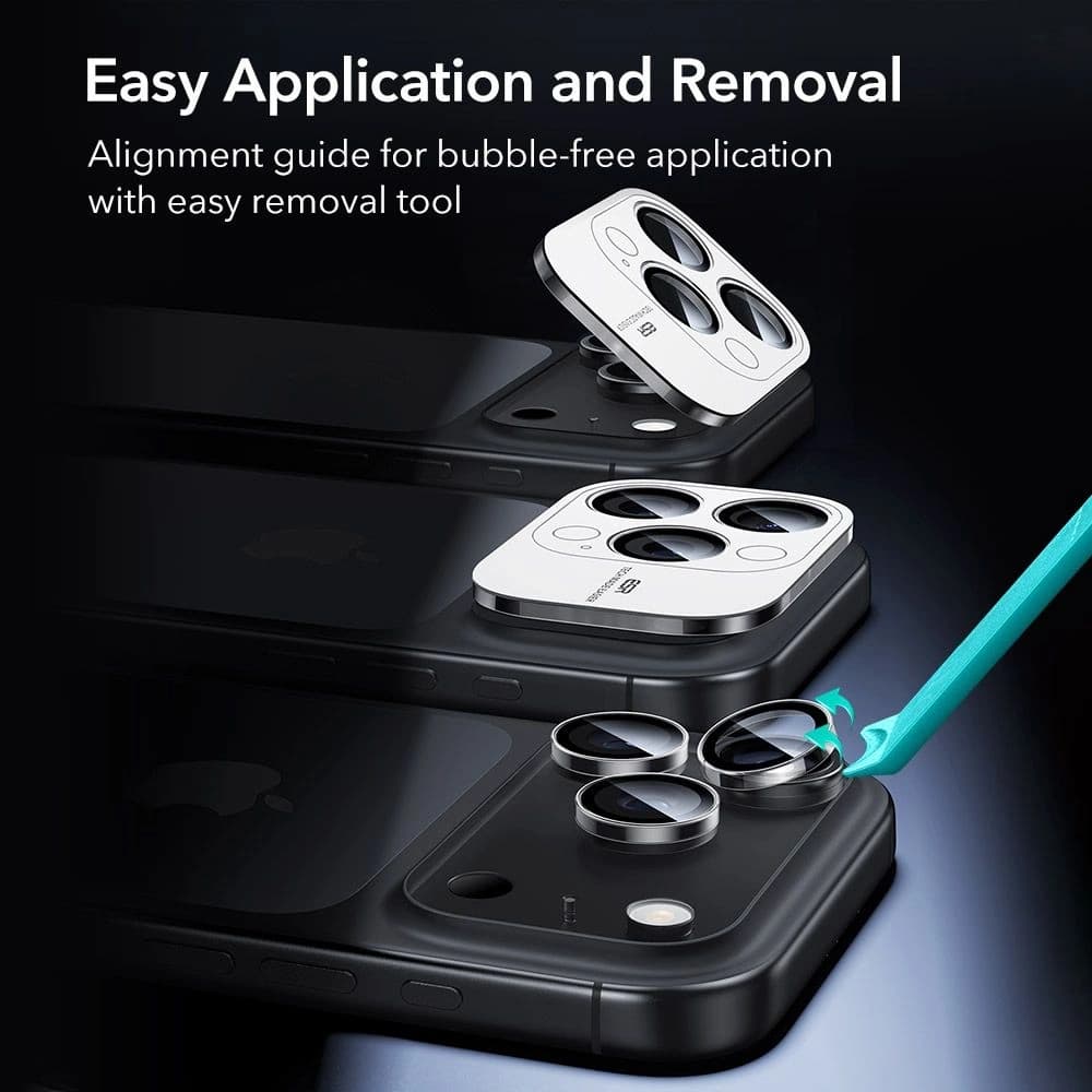 ESR Armorite Kamera Védő Apple iPhone 14 Pro / 14 Pro Max / 15 Pro / 15 Pro Max / 16 Pro / 16 Pro Max / 17 Pro / 17 Pro Max Átlátszó - 8