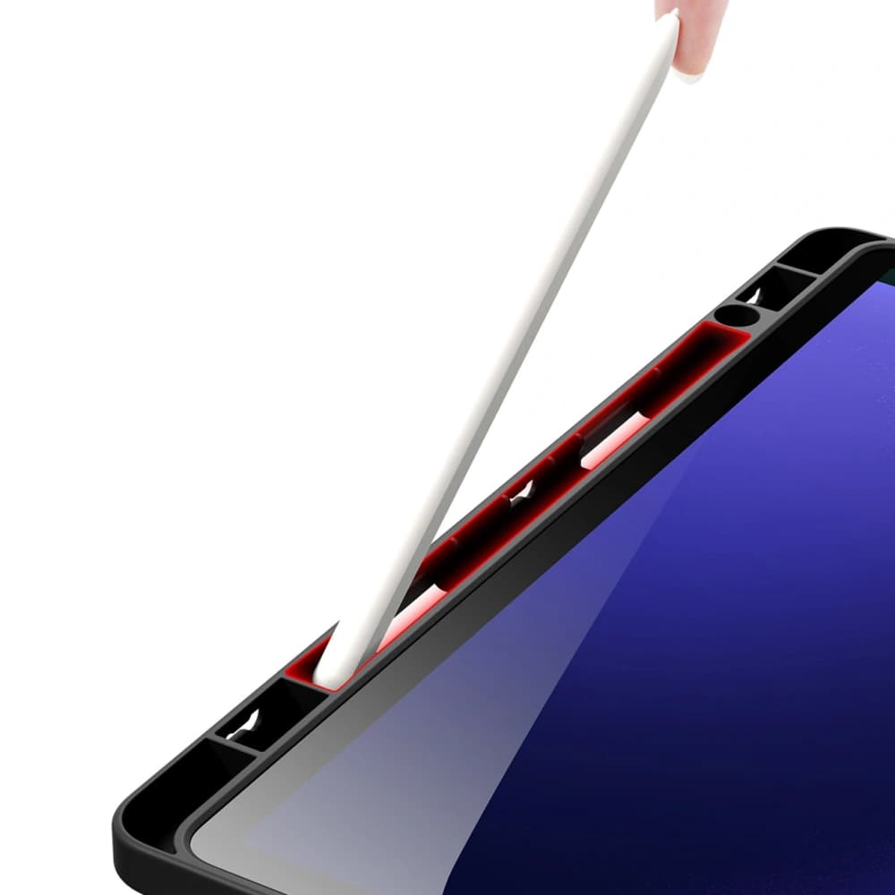 Pouzdro Dux Ducis Magi s držákem na stylus pro Samsung Galaxy Tab S10 FE / S9 / S9 FE černé - 7