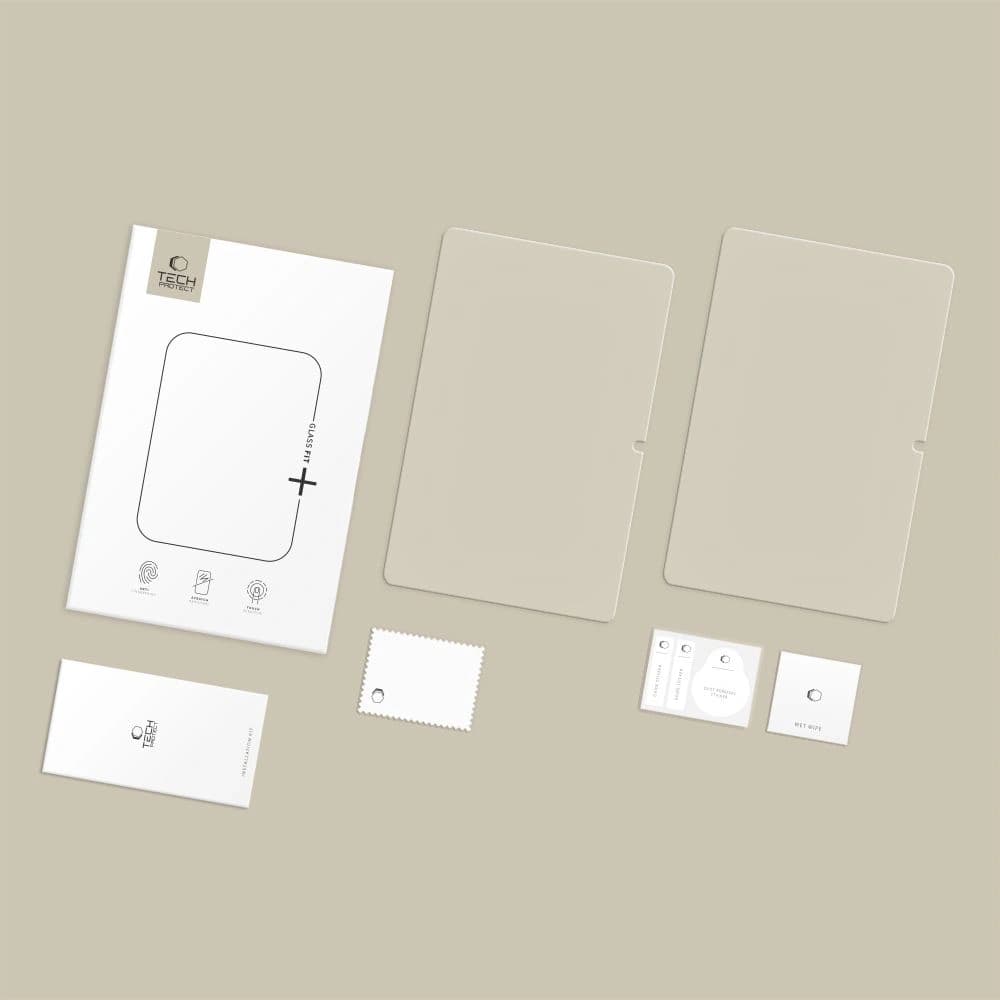 Szkło hartowane Tech-Protect Glass Fit+ do Samsung Galaxy Tab S11 11.0 Clear [2 PACK] - 6