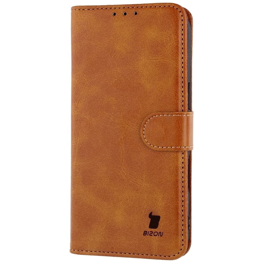 Etui z klapką Bizon Case Pocket do Apple iPhone Air brązowe - 3