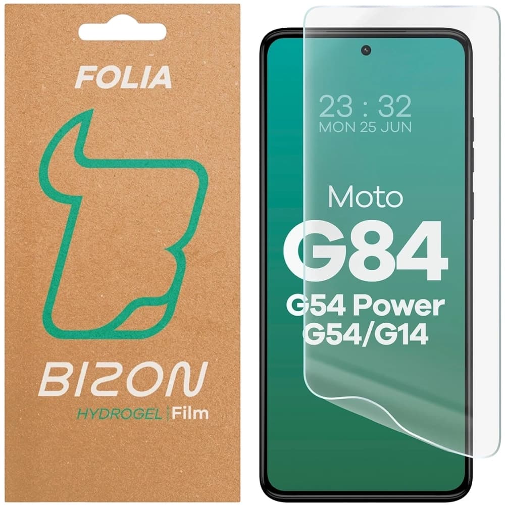 Bizon Glass Hydrogel Přední Motorola Moto G14 4G / G54 5G / G54 Power 5G / G84 5G - 1