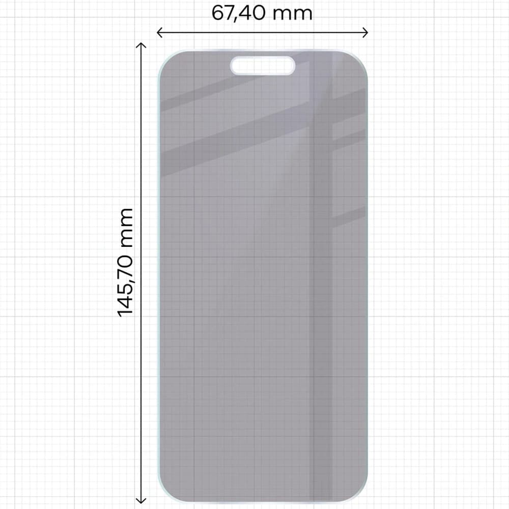 Bizon Glass Mule Shadow Apple iPhone 16 Pro matt - 2