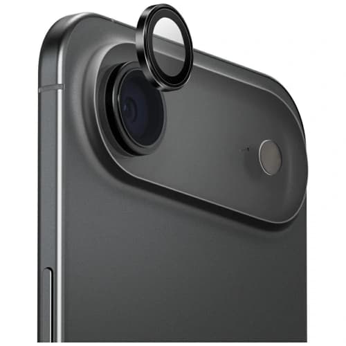Szkło na obiektyw aparatu UNIQ Optix Aluminium Camera Lens Protector do Apple iPhone Air z aplikatorem czarny