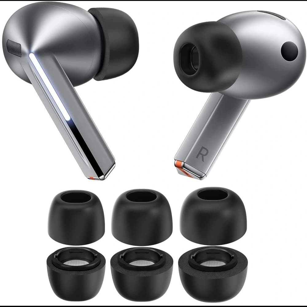 Tech-Protect Fülhallgató Tippek Samsung Galaxy Buds 3 Pro Szürke [3 CSOMAG] - 2
