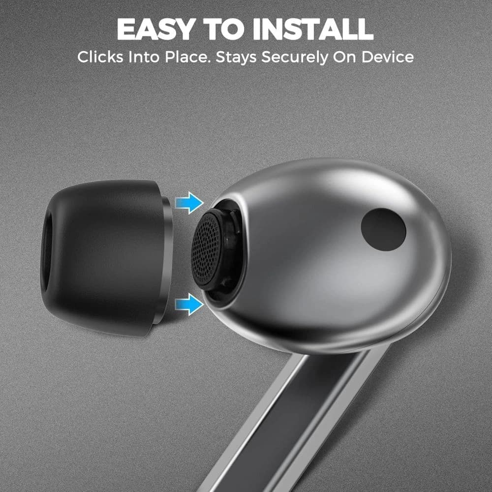 Tech-Protect Fülhallgató Tippek Samsung Galaxy Buds 3 Pro Szürke [3 CSOMAG] - 4
