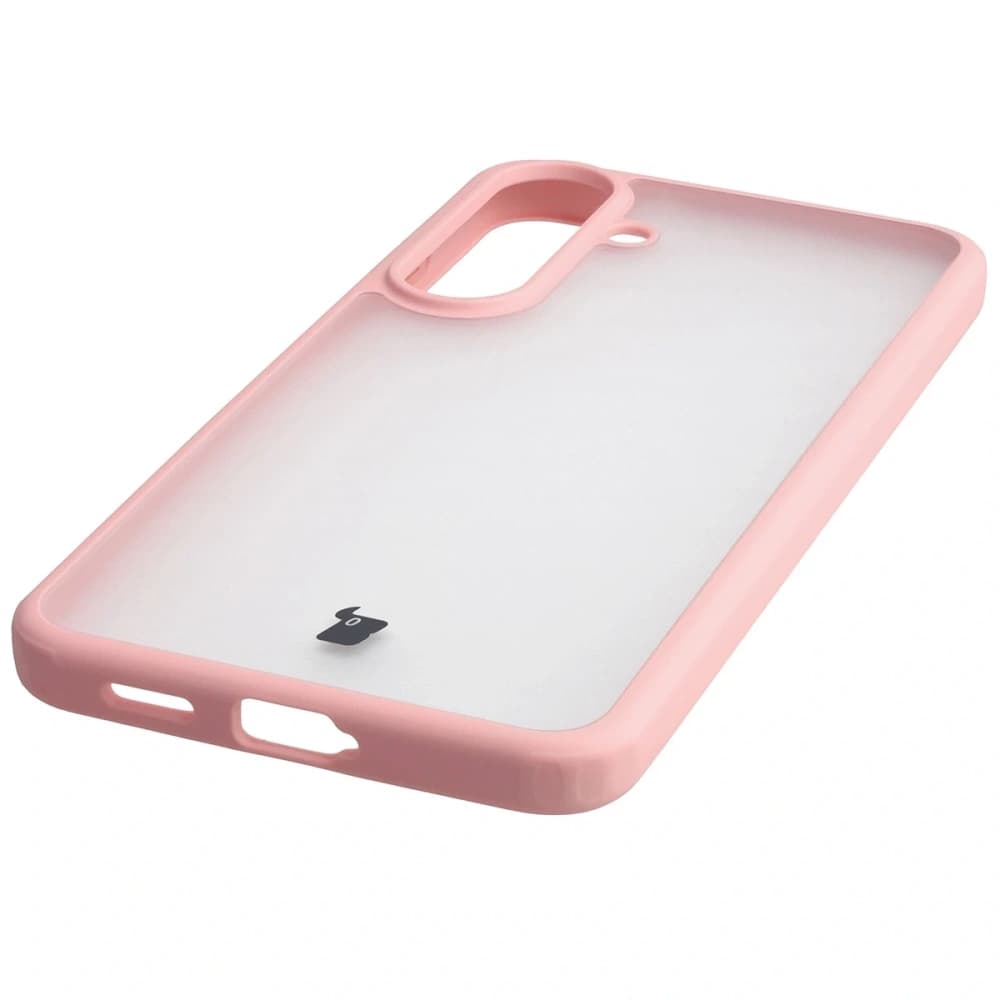 Bizon Case Angelo Samsung Galaxy S25 FE semi-transparent with a light pink frame - 5