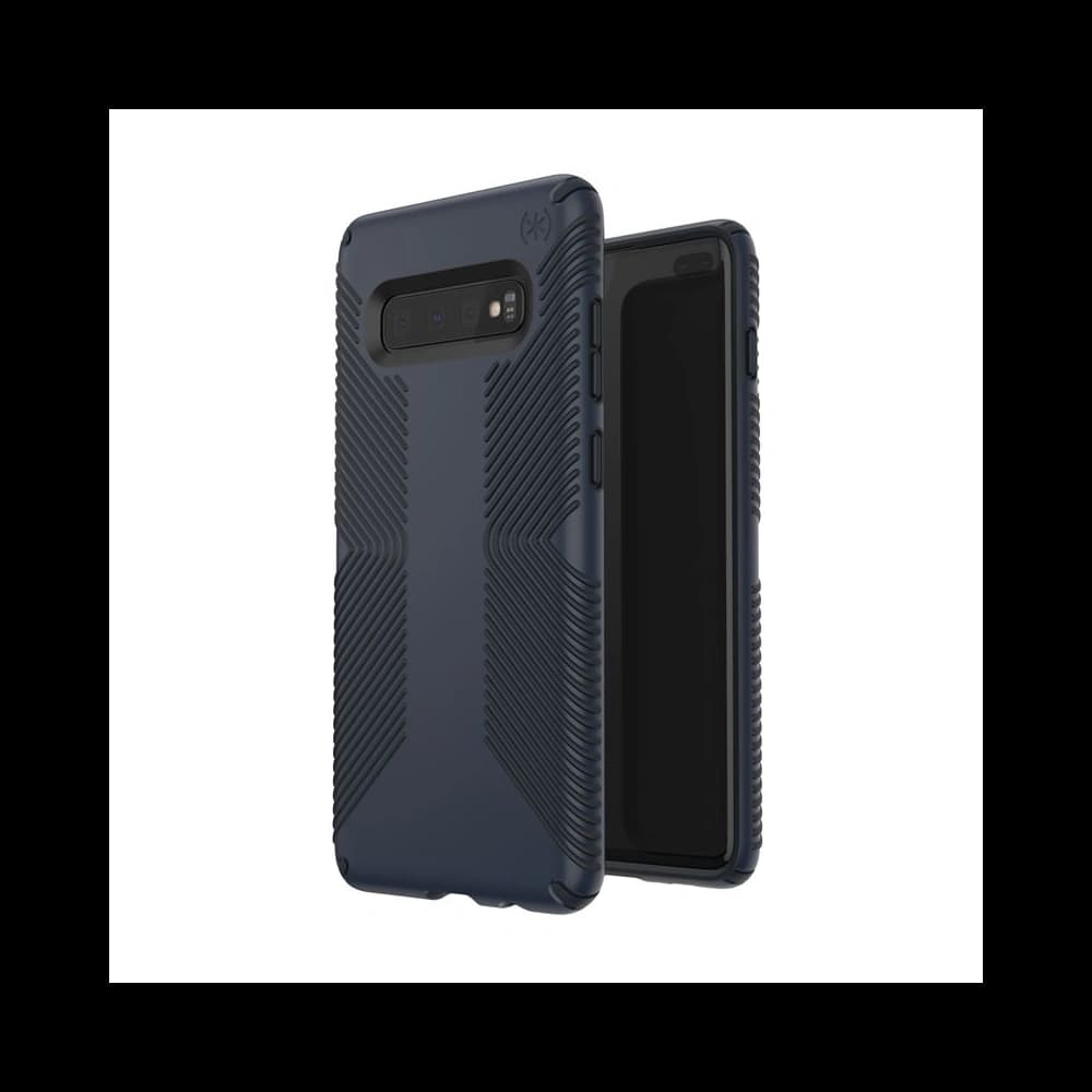 Speck Samsung Tasche Presidio Grip Galaxy S10+ Eclipse Blau/Carbon Schwarz - 1
