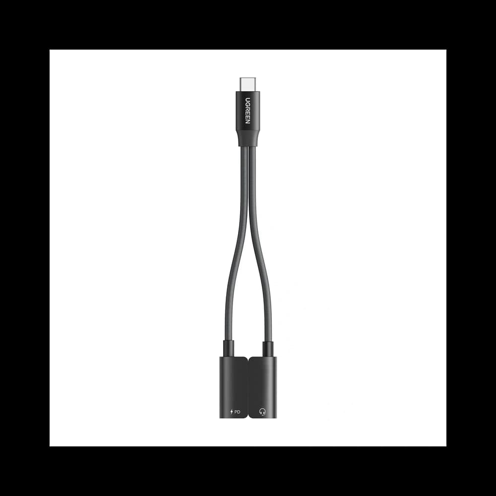 UGREEN CM821 USB-C Soundkarte / 2x USB-C (schwarz) - 2