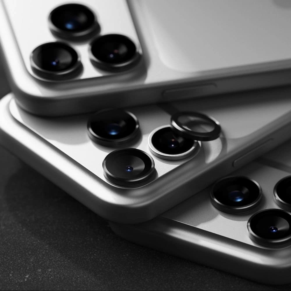 Ringke Ochranný rámeček na kameru Apple iPhone 17 Pro / 17 Pro Max Černý [2 BALENÍ] - 5