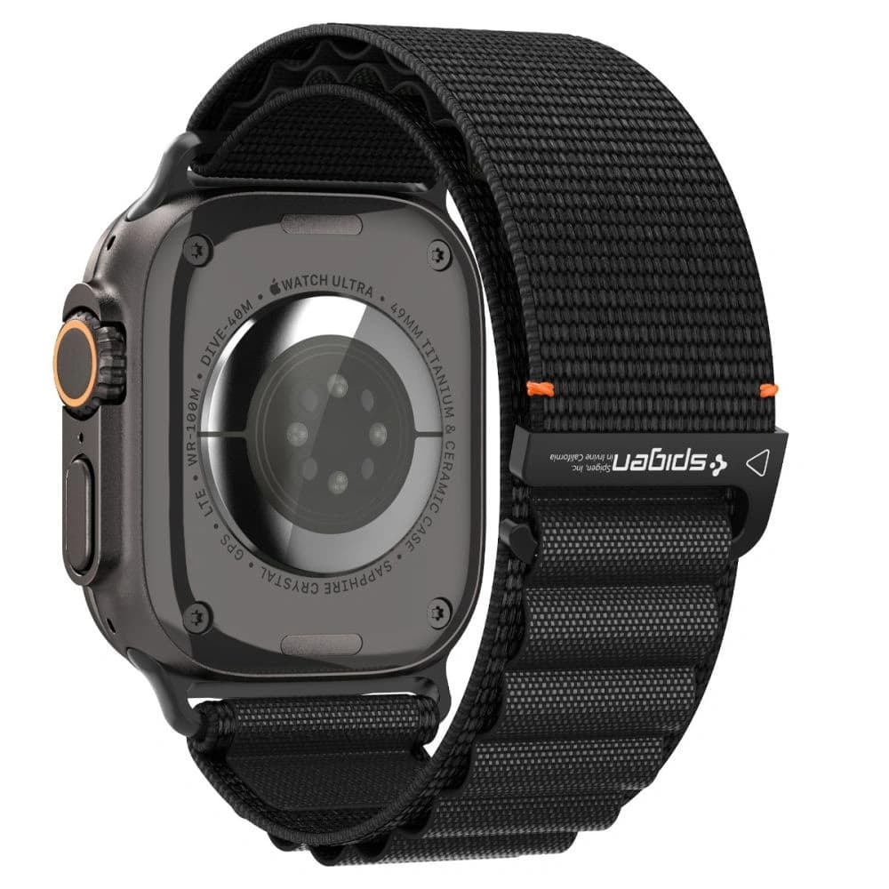 Spigen WBF1 Szíj Apple Watch 6/7/8/9/10/SE/Ultra 1/2 44/45/46/49mm Fekete - 2