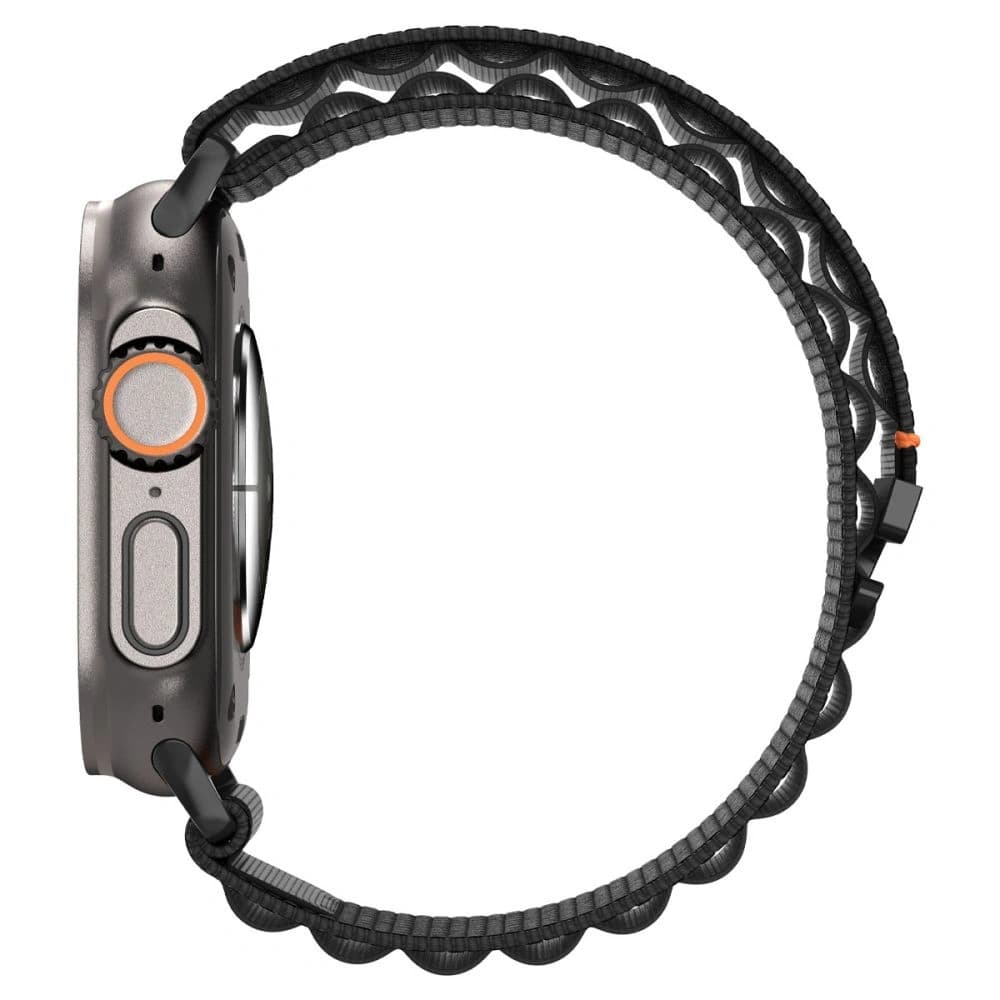 Spigen WBF1 Szíj Apple Watch 6/7/8/9/10/SE/Ultra 1/2 44/45/46/49mm Fekete - 6