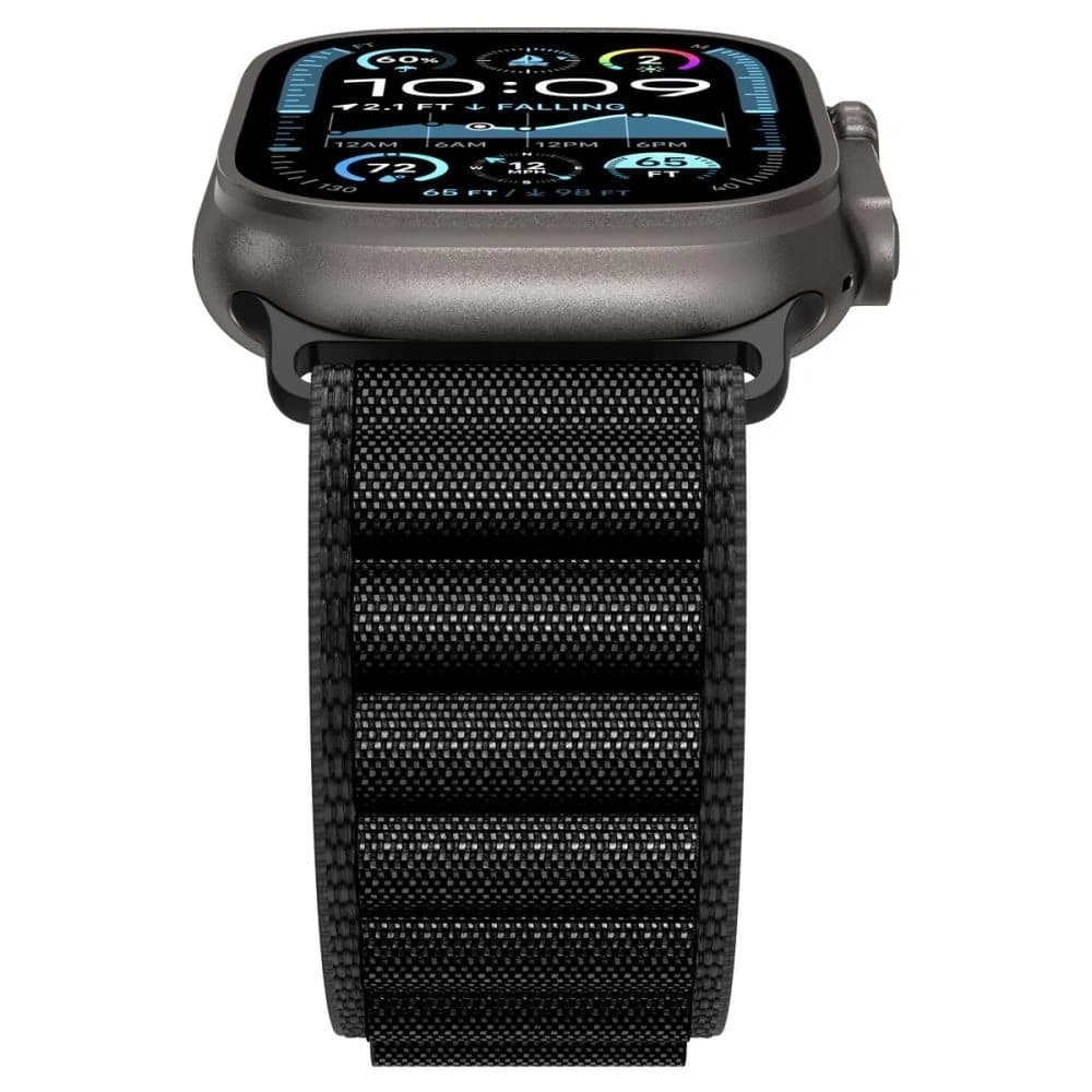 Spigen WBF1 Szíj Apple Watch 6/7/8/9/10/SE/Ultra 1/2 44/45/46/49mm Fekete - 7