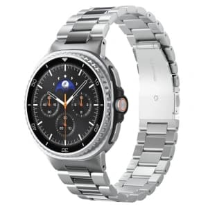 Spigen Modern Fit Band für Samsung Galaxy Watch 8 / Classic 40/44/46mm Silber