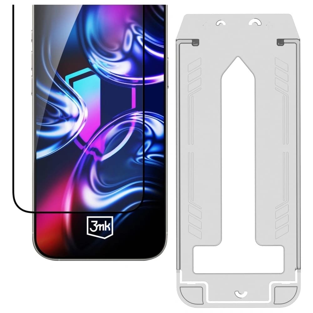 Szkło hartowane 3MK HardGlass Max z aplikatorem do Apple iPhone 15 Pro Max - 2