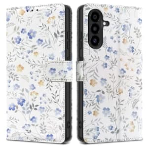 Tech-Protect Wallet Samsung Galaxy A26 5G / A17 4G / 5G Frühlingsblumen