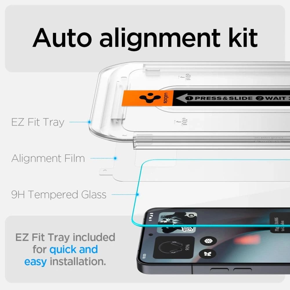 Spigen Glas.tr ez Fit Nothing Phone 3 Klar [2 PACK] - 9