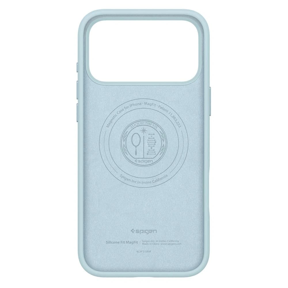 Spigen Silicone Fit Mag MagSafe Apple iPhone 17 Pro Max Lautlos Blau - 3