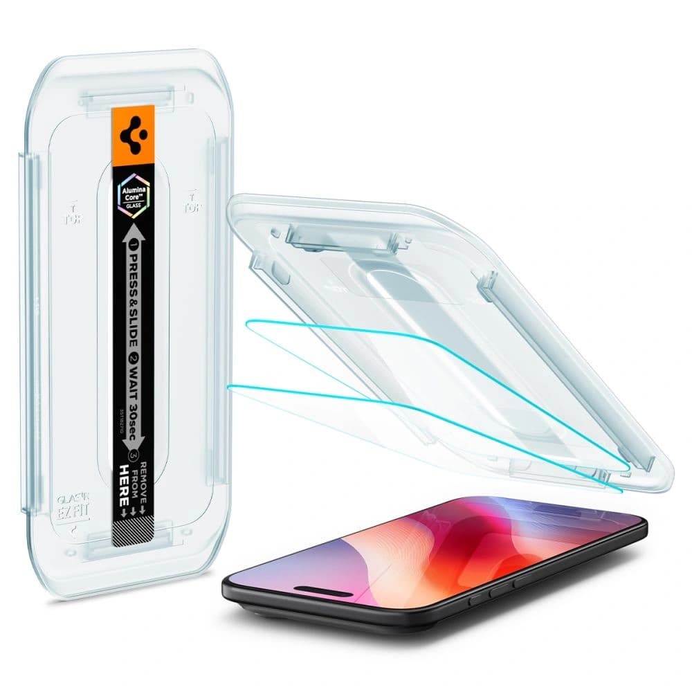 Szkło hartowane Spigen Glas.tr ez Fit do Apple iPhone Air Clear [2 PACK] - 2