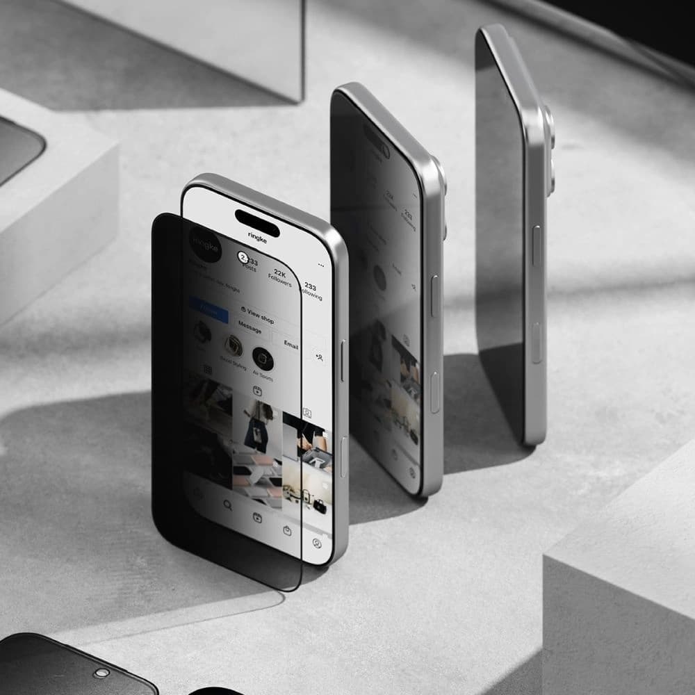 Ringke Easy Slide Apple iPhone 17 Pro Ochrana soukromí [2 BALENÍ] - 3