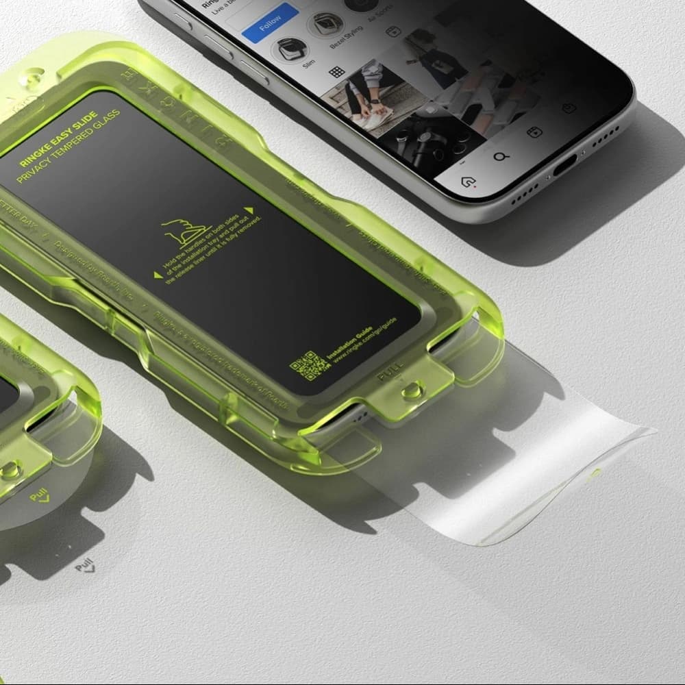 Ringke Easy Slide Apple iPhone 17 Pro Ochrana soukromí [2 BALENÍ] - 5