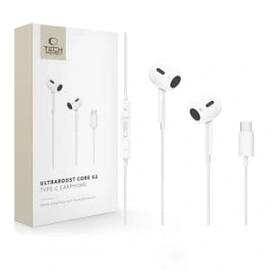 Tech-Protect Ultraboost USB-C Earphone Core G2 White