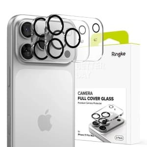 Ringke Kamera Vollschutz Apple iPhone 17 Pro Max Schwarz [2 PACK]