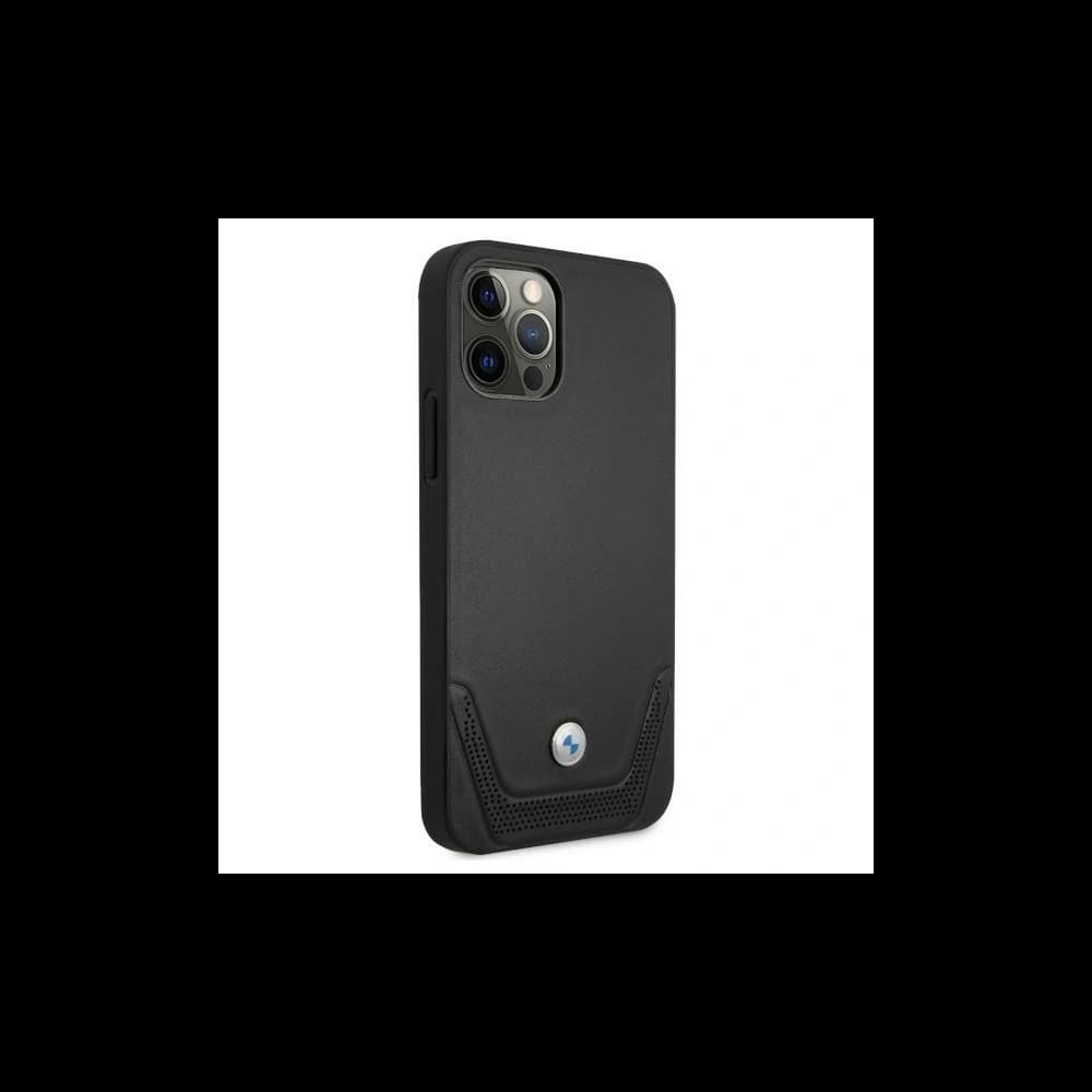 [CR] Case BMW BMHCP12MRSWPK Apple iPhone 12/12 Pro schwarz/black hardcase Leder Perforiert - 4