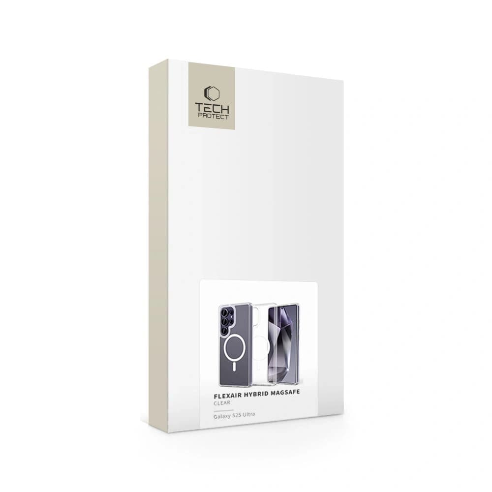 [CR] Etui Tech-Protect Flexair Hybrid MagSafe Samsung Galaxy S25 Ultra Clear - 6