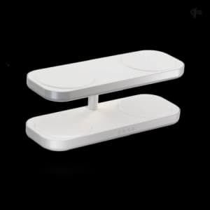 ZENS Quattro Wireless Charger Pro 4 Qi2 für vier Geräte (4x15W) kompatibel mit MagSafe weiß