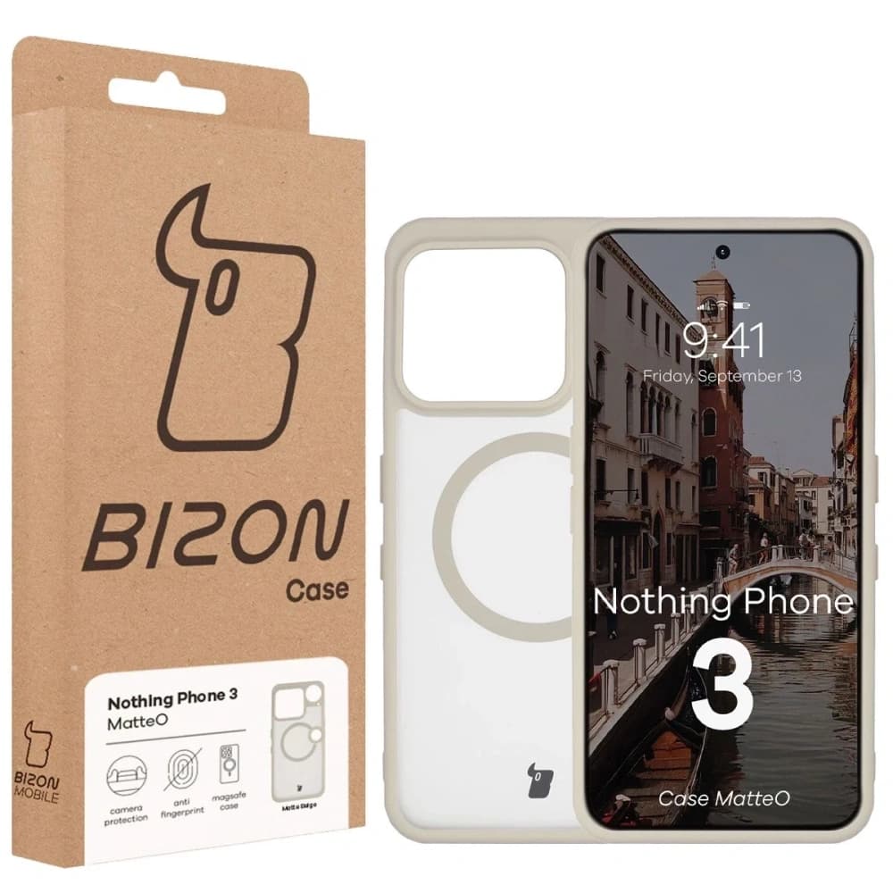 Bizon Case MatteO Magnetic Nothing Phone (3) rauchbeige - 7