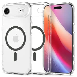 Etui Spigen Ultra Hybrid Mag MagSafe do Apple iPhone Air Clear/graphite