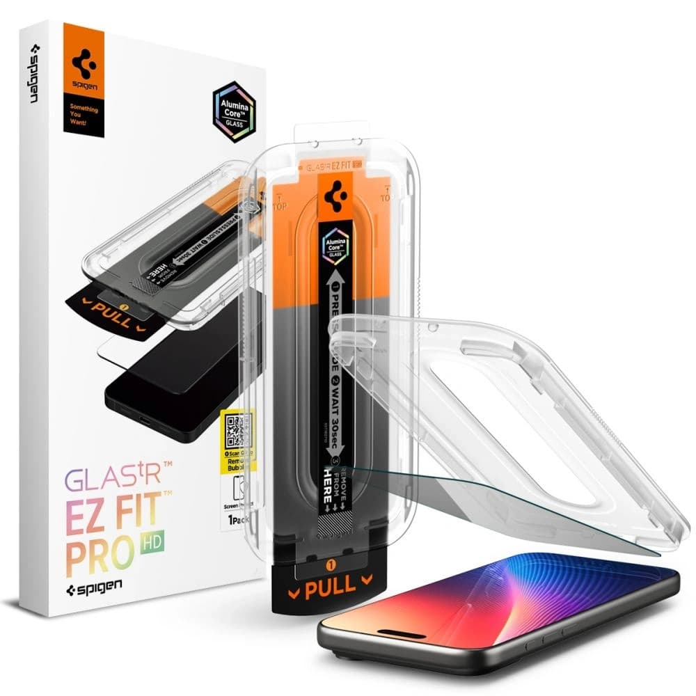 Spigen Glas.tr ez Fit Pro Apple iPhone 16 Pro / 17 / 17 Pro Privacy - 1