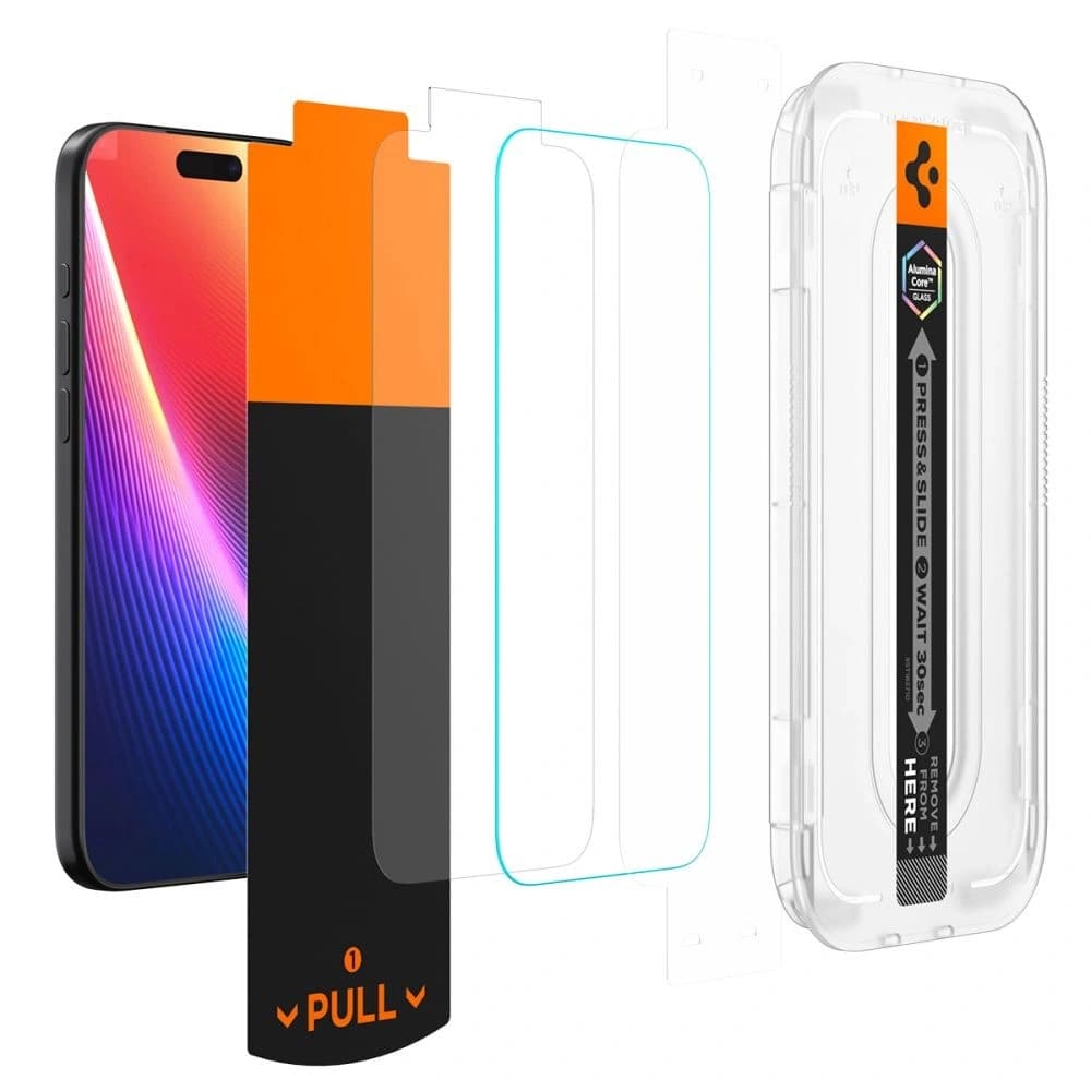 Spigen Glas.tr ez Fit Pro Apple iPhone 16 Pro / 17 / 17 Pro Privacy - 3