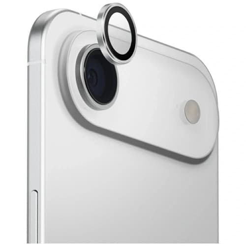 Szkło na obiektyw aparatu UNIQ Optix Aluminium Camera Lens Protector do Apple iPhone Air z aplikatorem srebrny