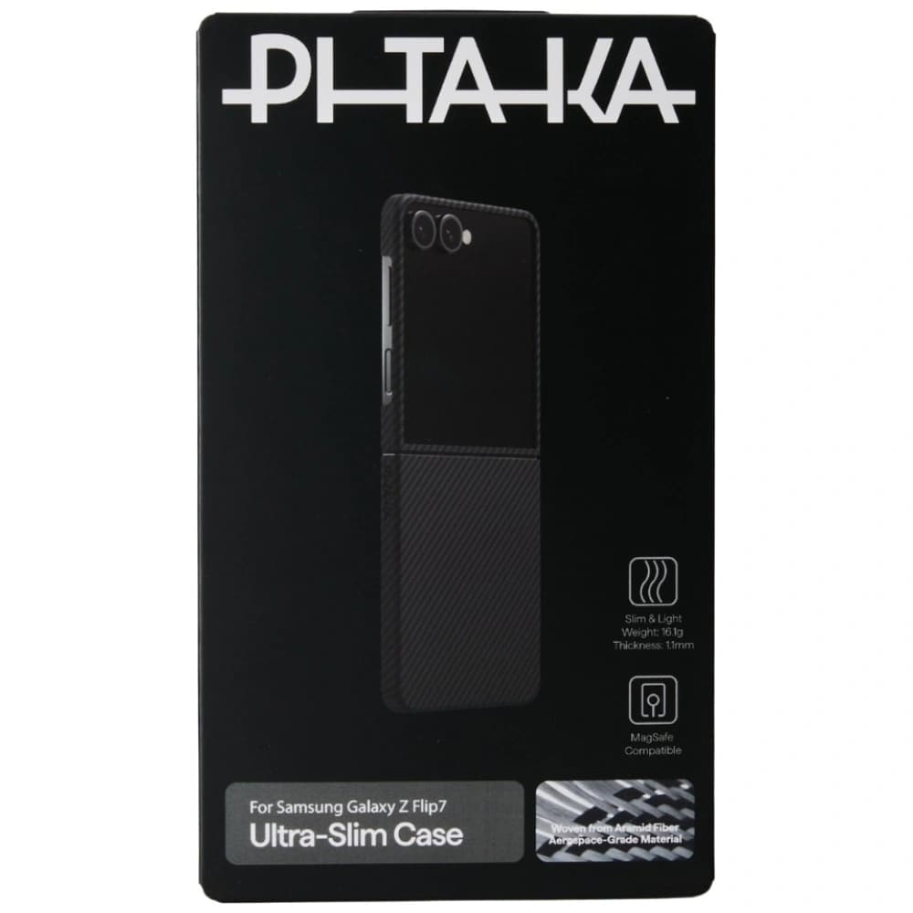 PITAKA Ultra-Slim MagSafe Samsung Galaxy Z Flip7 černá šedá - 7