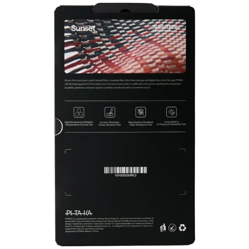 PITAKA Ultra-Slim MagSafe Samsung Galaxy Z Fold7 naplemente - 7