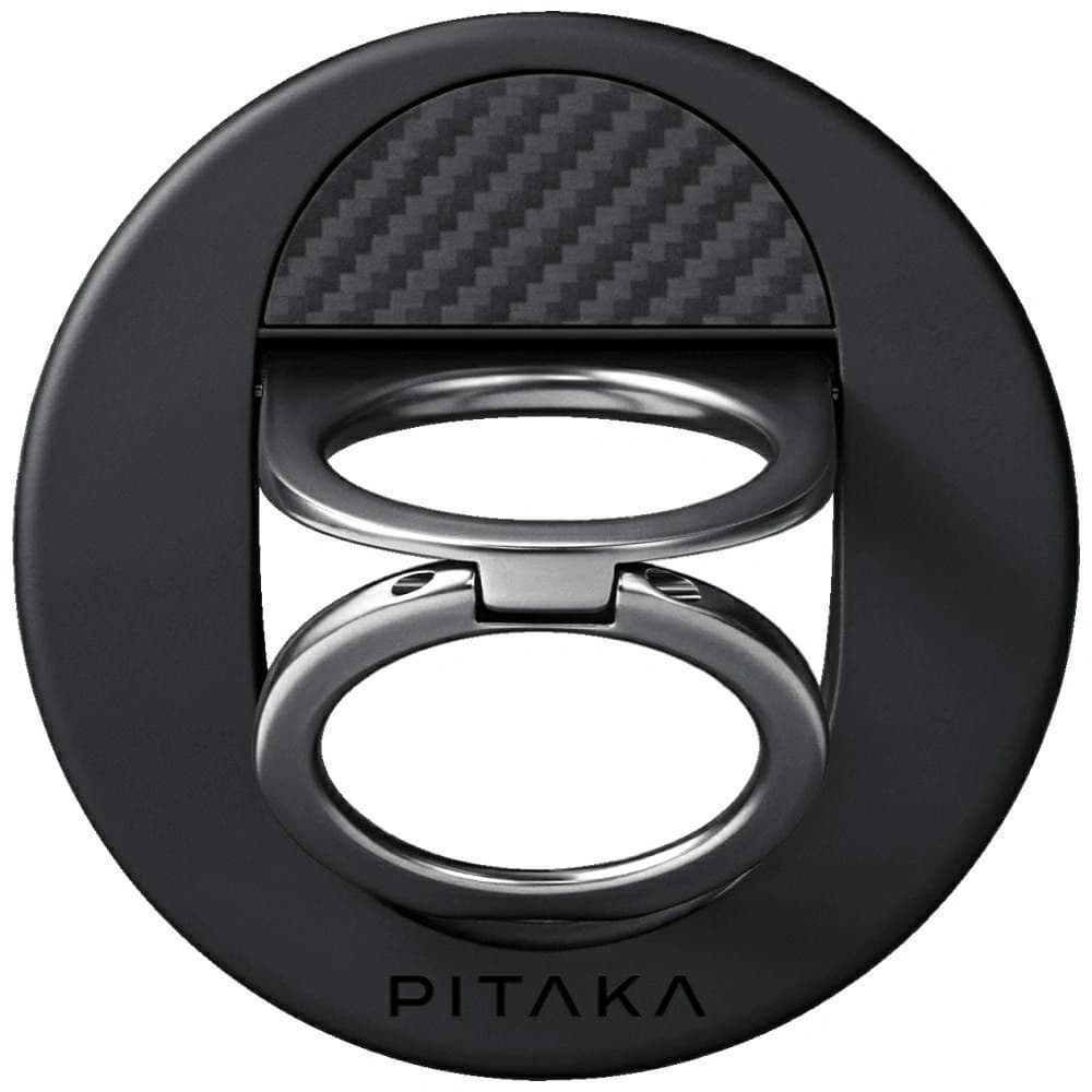 PITAKA MagEZ Grip 3 MagSafe mágneses ujjfogó állvány funkcióval Fekete Szürke - 1