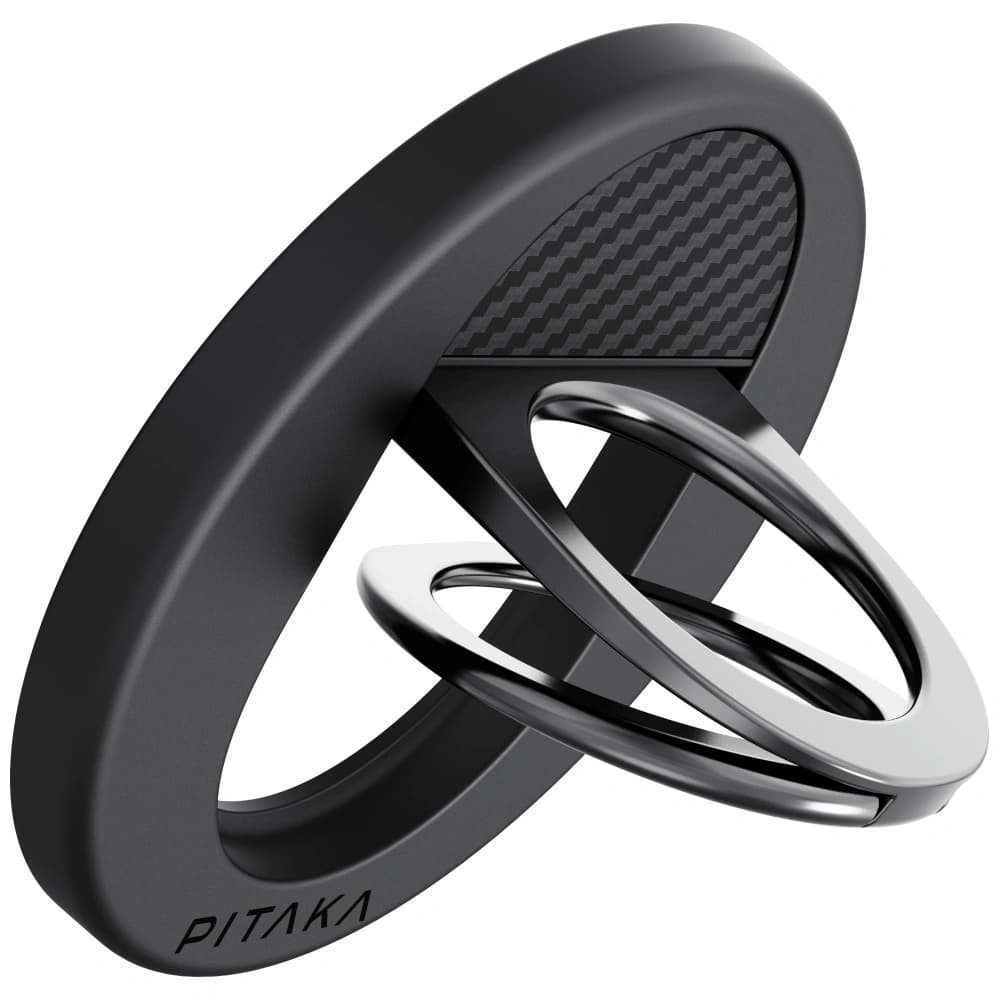 PITAKA MagEZ Grip 3 MagSafe mágneses ujjfogó állvány funkcióval Fekete Szürke - 5