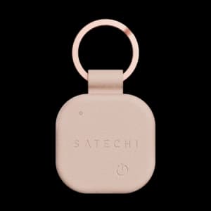 Satechi FindAll Keychain Locator compatible with Apple Find My (desert rose)