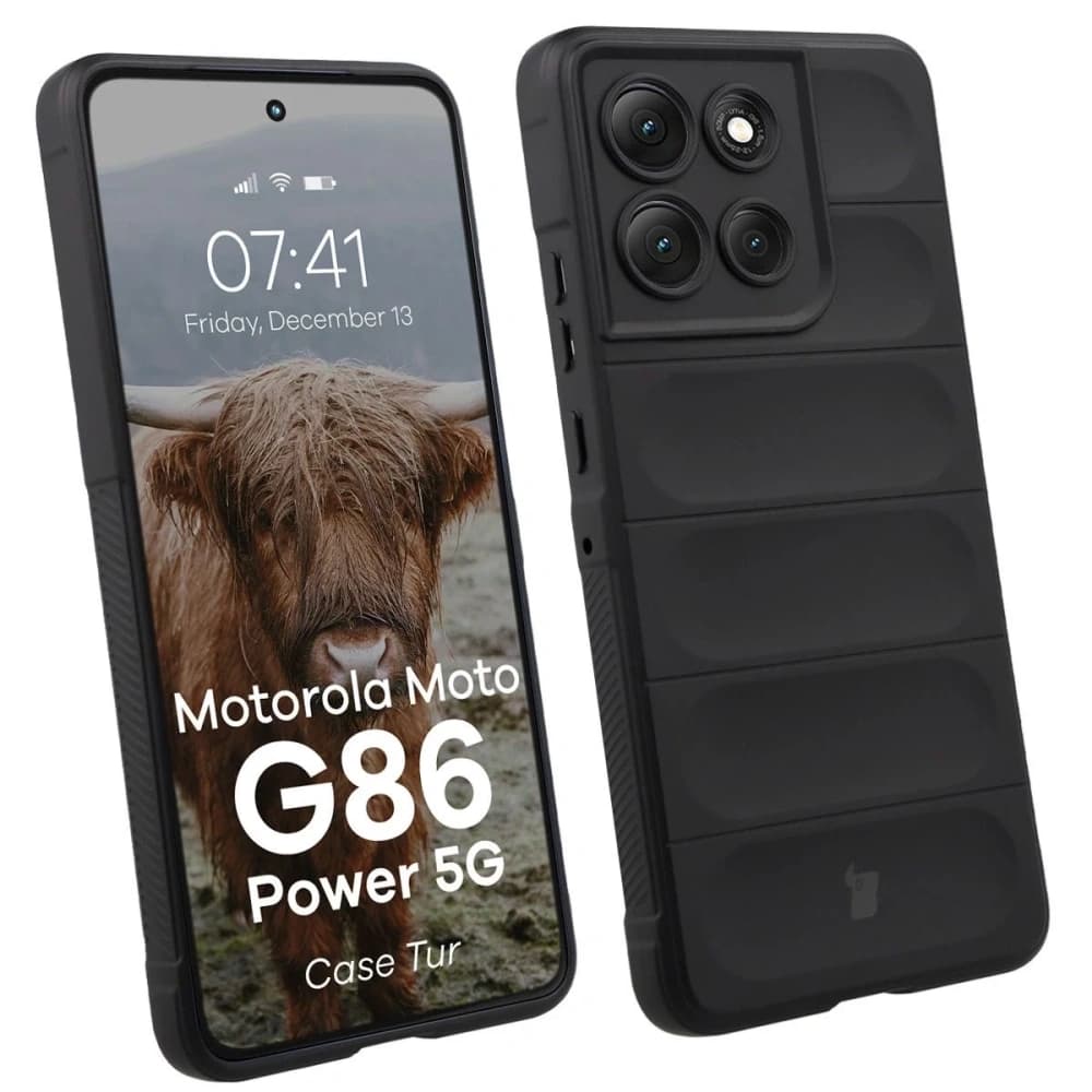 Bizon Case Tur Motorola Moto G86 Power 5G black - 1