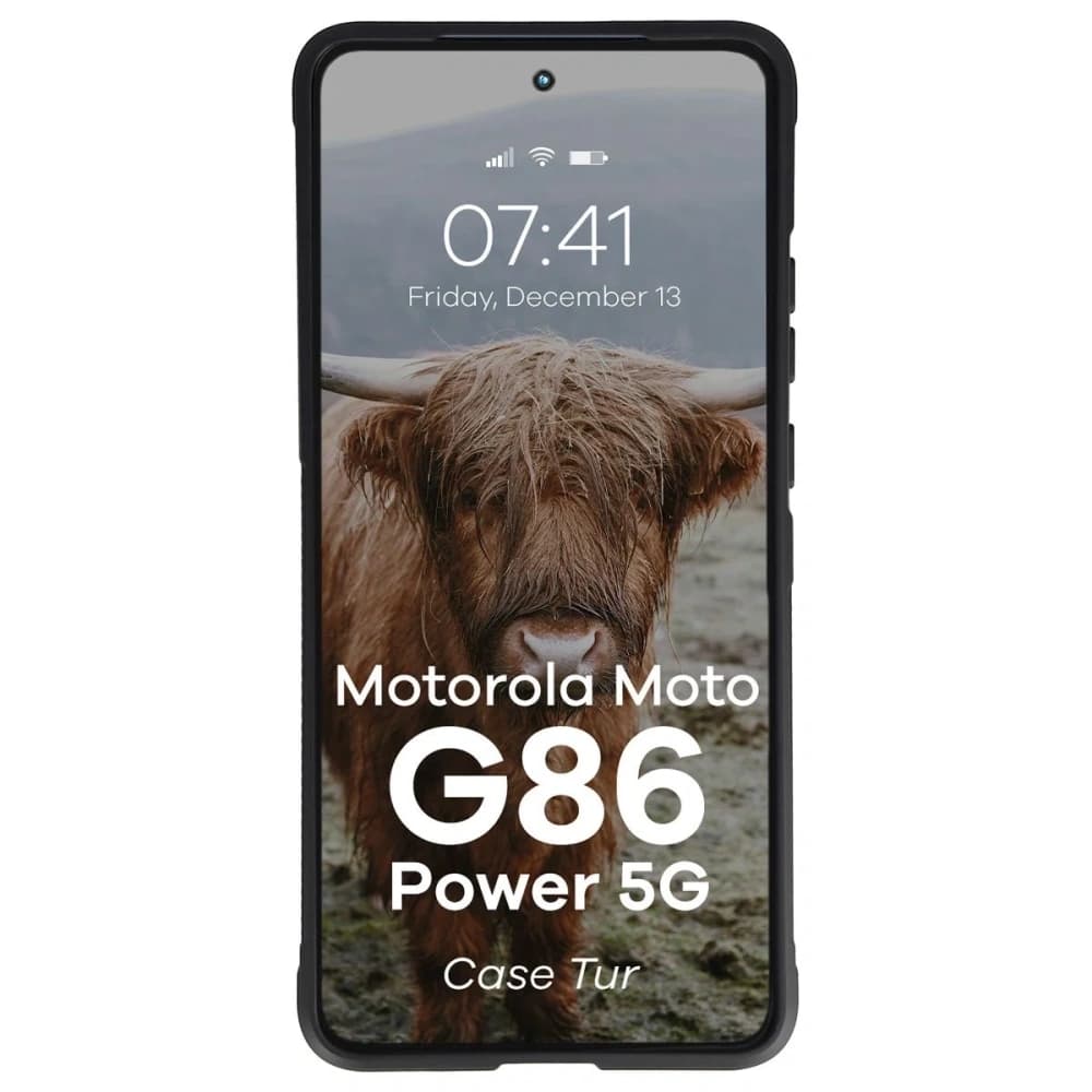 Bizon Case Tur Motorola Moto G86 Power 5G black - 5