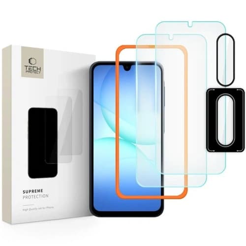Tech-Protect Supreme Easy Set Samsung Galaxy A17 4G / 5G Átlátszó [3 CSOMAG]