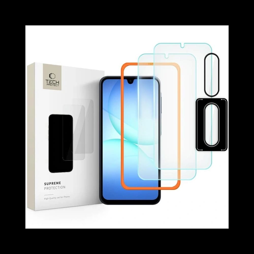 Tech-Protect Supreme Easy Set Samsung Galaxy A17 4G / 5G Átlátszó [3 CSOMAG] - 1