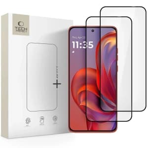 Tech-Protect Glass Fit+ Motorola Edge 50 Neo / 60 Neo Negru [2 PACHET]
