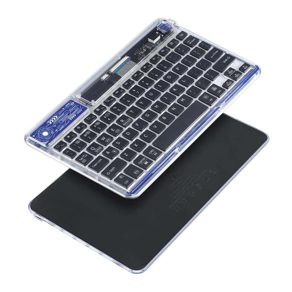 Dux Ducis Tastatur (CK-Serie) kabellos für Laptop/Tablet/Telefon transparent - 2