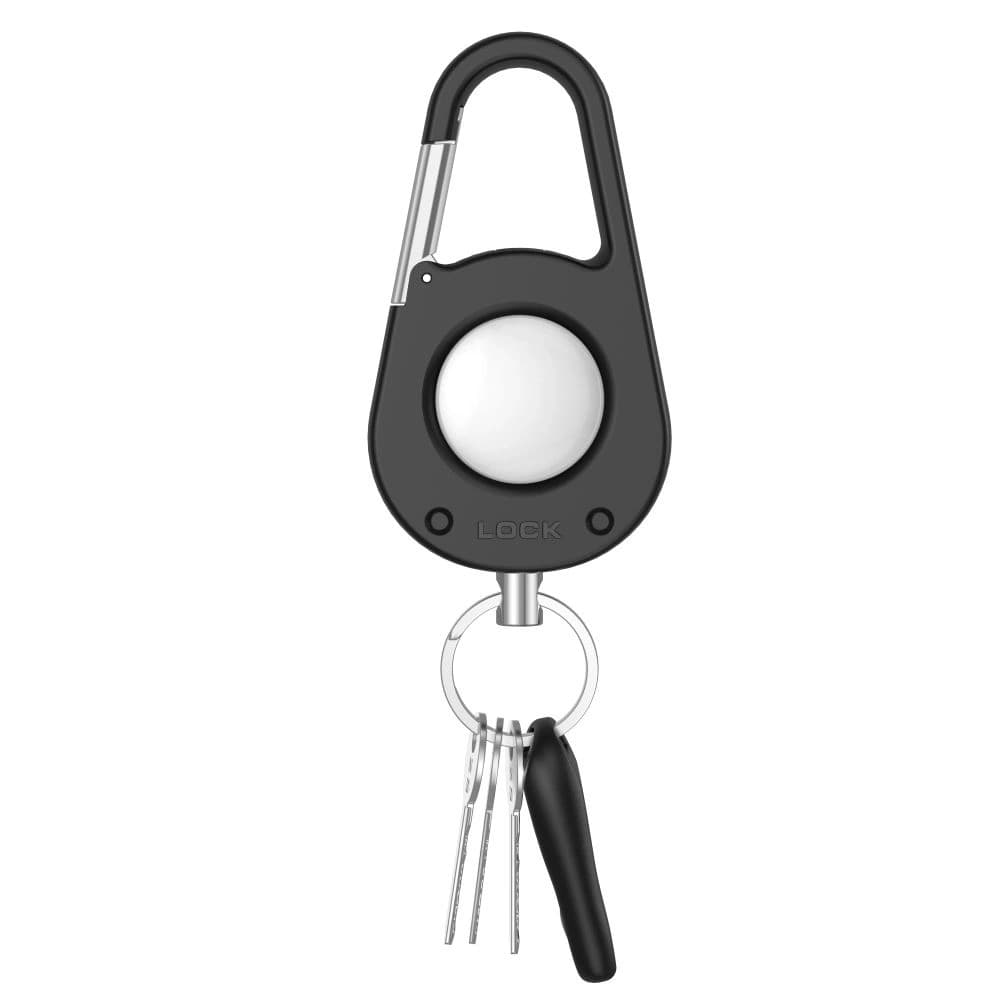 Tech-Protect Slidelock Karabiner Schlüsselanhänger Apple AirTag 1 / 2 Schwarz - 3