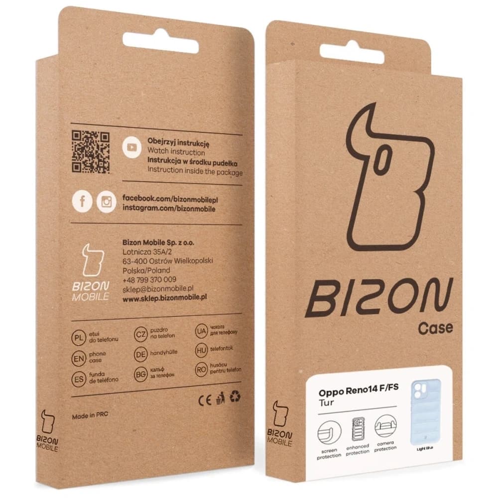 Bizon Case Tur Oppo Reno 14 F / 14 FS hellblau - 9