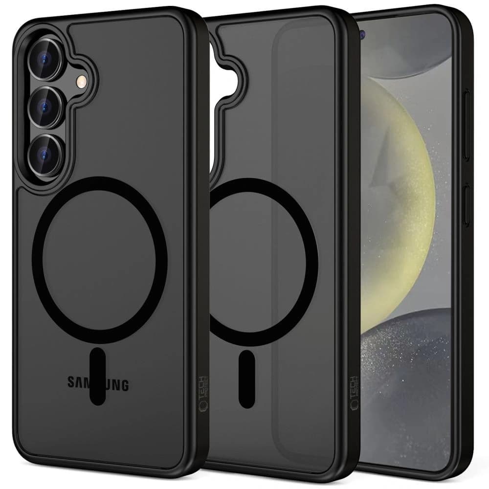 Tech-Protect MagMat MagSafe Samsung Galaxy S25 FE Matte Black - 1