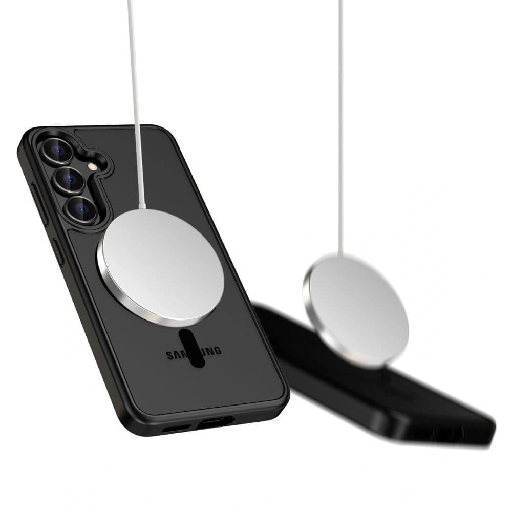 Tech-Protect MagMat MagSafe Samsung Galaxy S25 FE Matte Black - 2