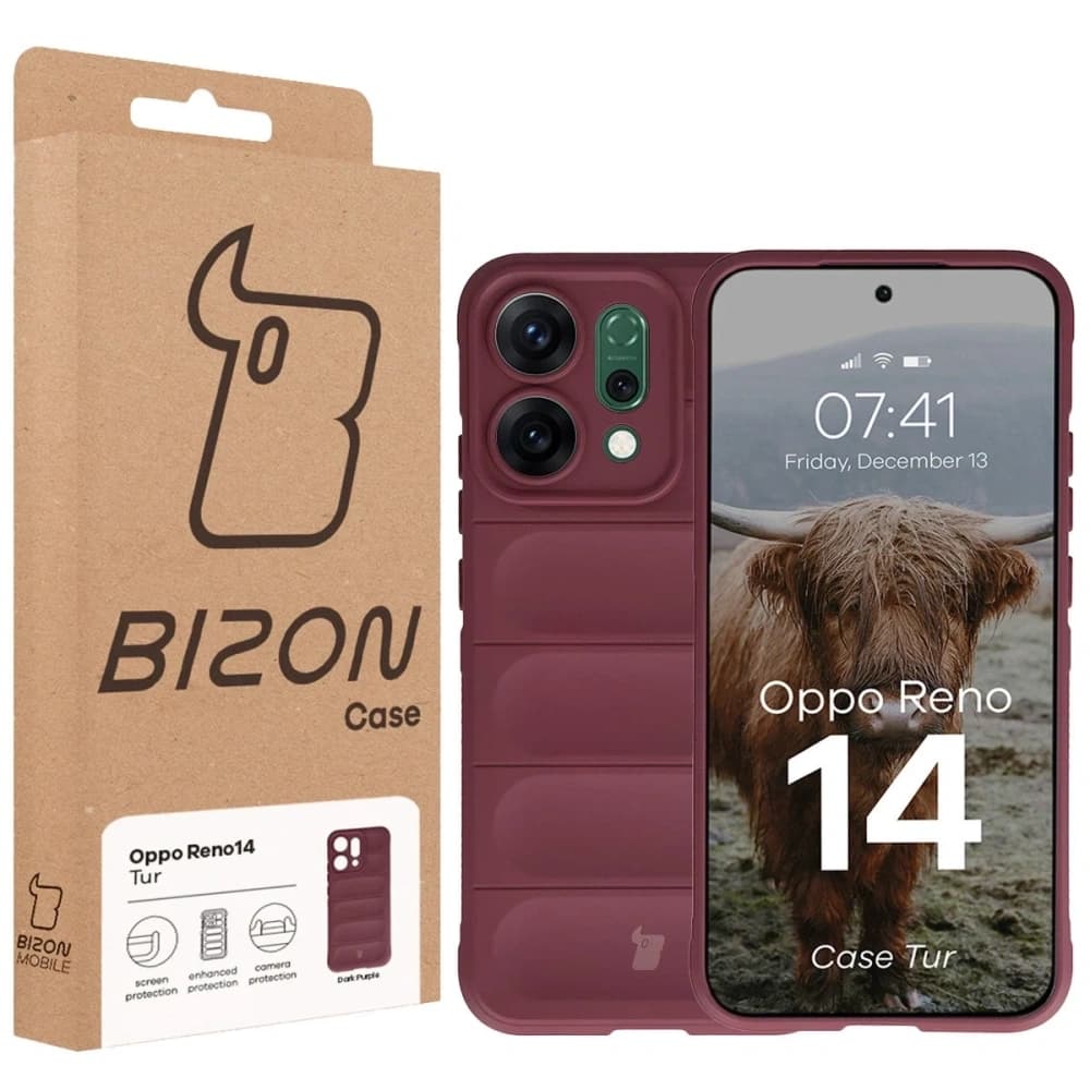 Bizon pouzdro Tur Oppo Reno 14 burgundské - 8